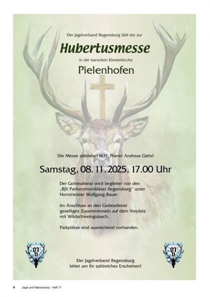 Plakat Hubertusmesse