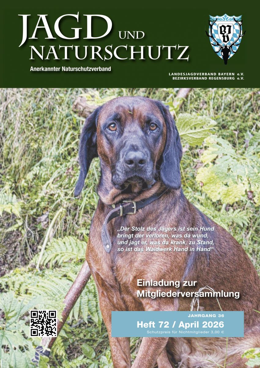 Heft Jagd und Naturschutz, Nr. 72